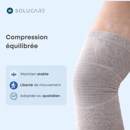 Genouillère de compression en Bambou Solucare™