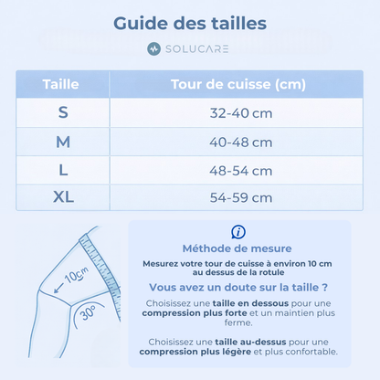 Genouillère de compression en Bambou Solucare™